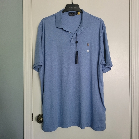 NEW Ralph Lauren Polo Classic Fit Blue Shirt Men's XL - Picture 2 of 7